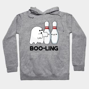 Booling Cute Halloween Bowling Ghost Pun Hoodie